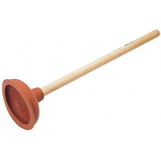 Muscle Bags Inc. Rubber Plunger with Wooden Handle 18in - B07GT4B464
